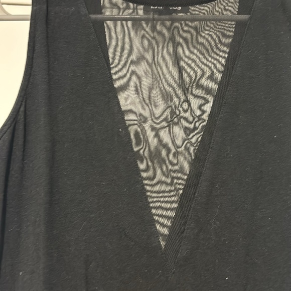 Black body suit with mesh in front and back - Picture 2 of 5